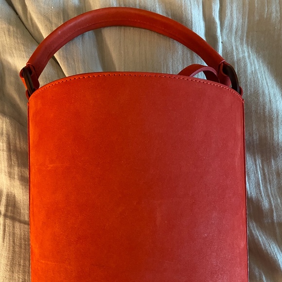 Sezane Mona Bag in Poppy - Picture 6 of 6